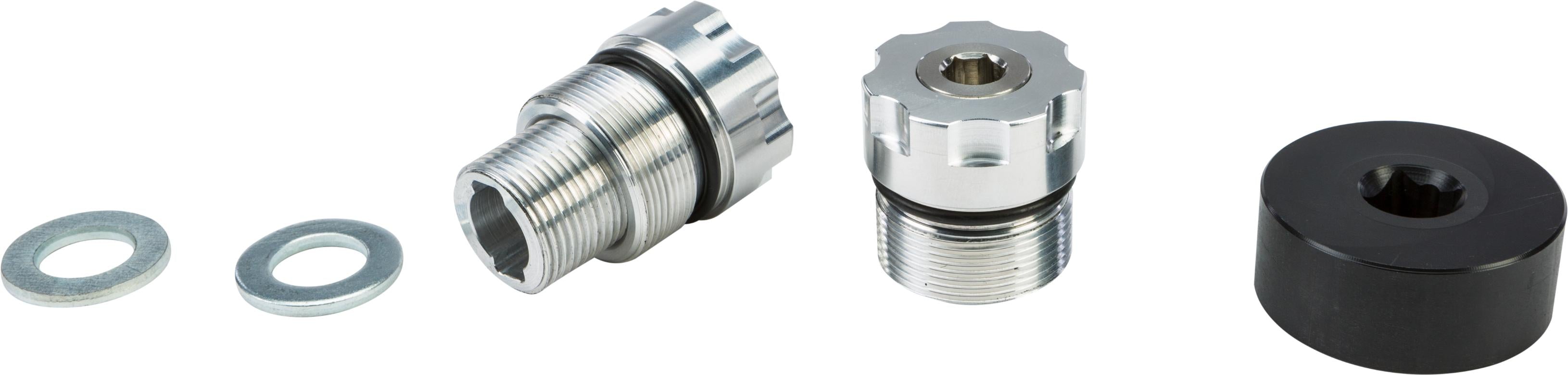 Patriot 39mm Billet Preload Adjuster Raw - Harddrive Products