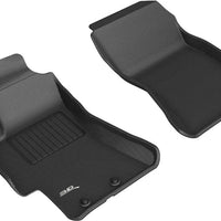 3D MAXpider 08-11 Subaru Impreza / WRX / 08-14 STI Kagu 1st Row Floormats - Black - Floor Mats