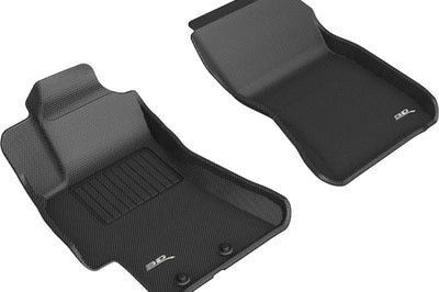 3D MAXpider 08-11 Subaru Impreza / WRX / 08-14 STI Kagu 1st Row Floormats - Black - Floor Mats