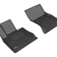 3D MAXpider 15-16 Hyundai Genesis Sedan AWD / 17-20 G80 Kagu 1st Row Floormats - Black - Floor Mats