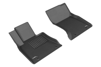 3D MAXpider 15-16 Hyundai Genesis Sedan AWD / 17-20 G80 Kagu 1st Row Floormats - Black - Floor Mats