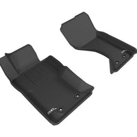 3D MAXpider 16-21 Mazda MX-5 Miata Kagu Floorliner Set - Black - Floor Mats