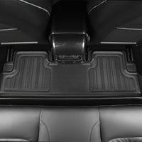3D MAXpider Maxpider 17-21 Tesla Model X Folding 7-Seat Elitect 1st 2nd 3rd Row - Floor Mat Set (Black) - Mats