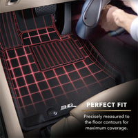 3D MAXpider Maxpider 20-22 Chevrolet Corvette C8 Kagu Floor Mats - Black R1