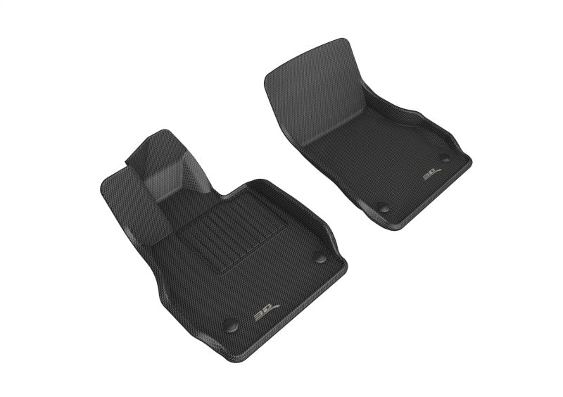 3D MAXpider Maxpider 20-22 Chevrolet Corvette C8 Kagu Floor Mats - Black R1