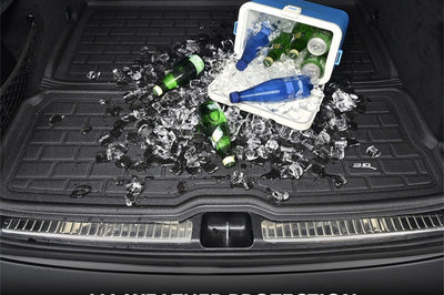 3D MAXpider 20-22 Mercedes-Benz GLE-Class SUV (W167) Kagu Cross Fold Cargo Liner - Black - Floor Mats