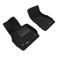 3D MAXpider 20-23 Chevrolet Corvette C8 Elegant R1 Floormat Set - Black - Floor Mats