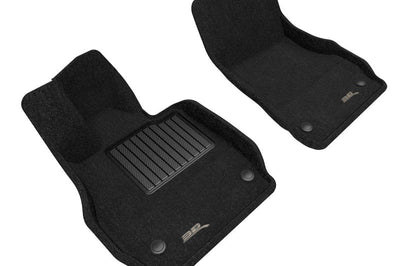 3D MAXpider 20-23 Chevrolet Corvette C8 Elegant R1 Floormat Set - Black - Floor Mats