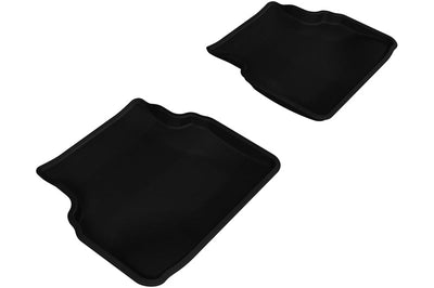 3D MAXpider 2002-2007 Subaru Impreza Kagu 2nd Row Floormats - Black - Floor Mats