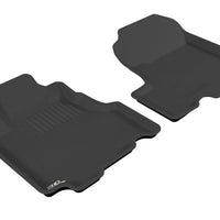 3D MAXpider 2007-2011 Honda CR-V Kagu 1st Row Floormat - Black - Floor Mats