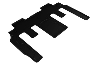 3D MAXpider 2008-2017 Buick/Chevrolet/GMC Enclave/Traverse/Acadia Kagu 2nd Row Floormats - Black - Floor Mats