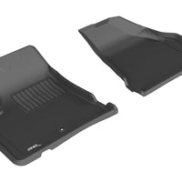 3D MAXpider 2008-2017 Buick/Chevrolet/GMC Enclave/Traverse/Acadia Kagu 1st Row Floormat - Black - Floor Mats