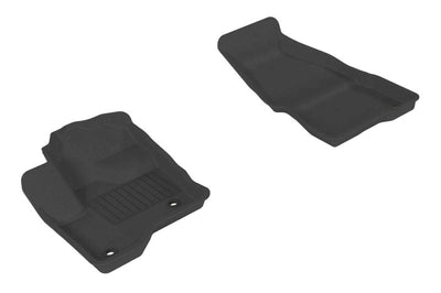 3D MAXpider 2009-2019 Ford Flex Kagu 1st Row Floormat - Black - Floor Mats