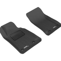 3D MAXpider 2010-2015 Chevrolet Camaro Kagu 1st Row Floormat - Black - Floor Mats