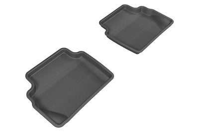 3D MAXpider 2011-2019 Ford Fiesta Kagu 2nd Row Floormats - Black - Floor Mats