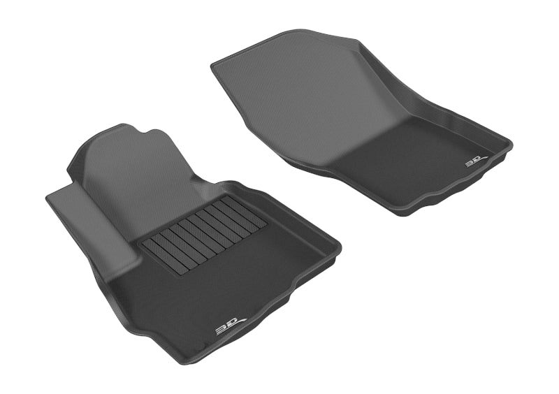 3D MAXpider 2011-2019 Mitsubishi Outlander Sport Kagu 1st Row Floormat - Black - Floor Mats