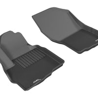 3D MAXpider 2011-2019 Mitsubishi Outlander Sport Kagu 1st Row Floormat - Black - Floor Mats