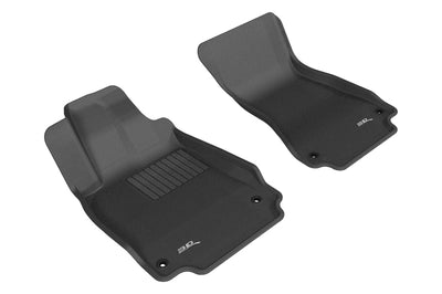 3D MAXpider 2012-2018 Audi A6/A7/S6/S7/RS7 Kagu 1st Row Floormat - Black - Floor Mats