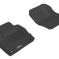 3D MAXpider 2012-2018 Ford Focus Kagu 1st Row Floormat - Black - Floor Mats