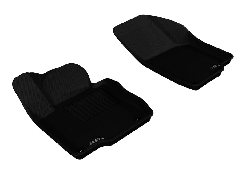 3D MAXpider 2012-2019 Volkswagen Passat Kagu 1st Row Floormat - Black - Floor Mats
