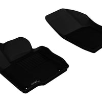 3D MAXpider 2012-2019 Volkswagen Passat Kagu 1st Row Floormat - Black - Floor Mats