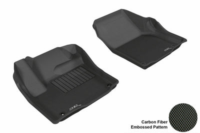 3D MAXpider 2012-2020 Land Rover Range Evoque Kagu 1st Row Floormat - Black - Floor Mats