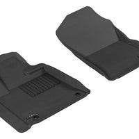 3D MAXpider 2012-2020 Toyota Tundra Reg/DBL/Crewmax/Sequoia Kagu 1st Row Floormat - Black - Floor Mats