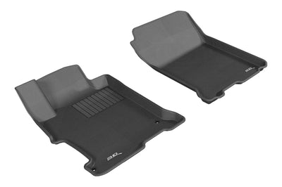 3D MAXpider 2013-2017 Honda Accord Kagu 1st Row Floormat - Black - Floor Mats