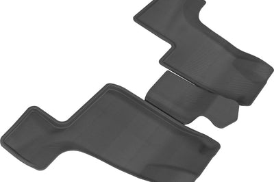 3D MAXpider 20132018 Mercedes-Benz GLS-Class/GL-Class X166 Kagu 3rd Row Floormats - Black - Floor Mats