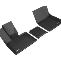 3D MAXpider 2014-2019 BMW I3 Kagu 1st Row Floormat - Black - Floor Mats
