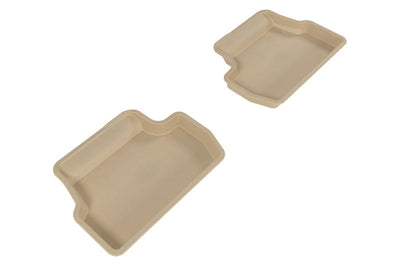 3D MAXpider 2014-2019 Mini Hardtop 2-Door Kagu 2nd Row Floormats - Tan - Floor Mats