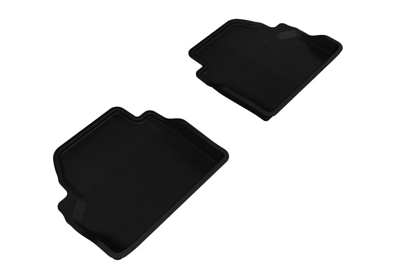 3D MAXpider 2014-2020 BMW 4 Series F32 Kagu 2nd Row Floormats - Black - Floor Mats