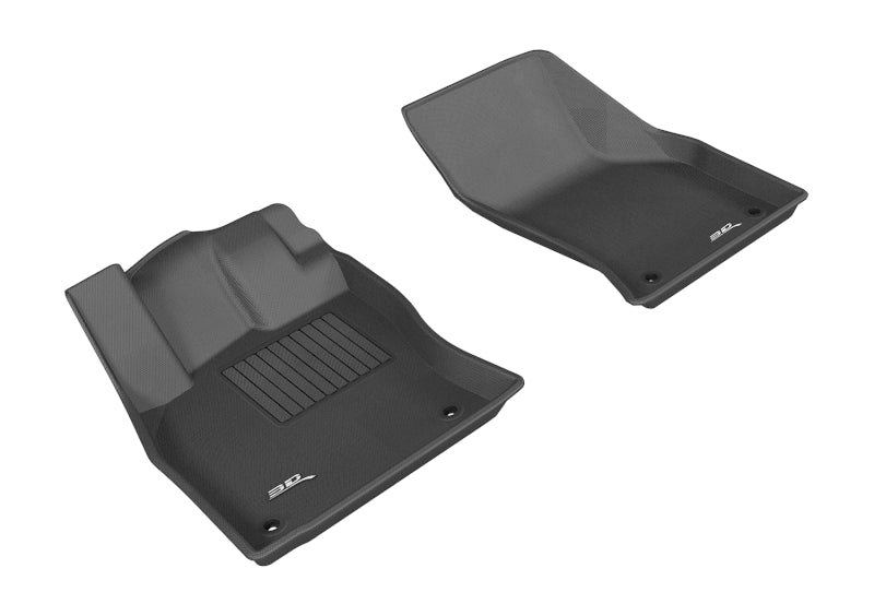 3D MAXpider 2015-2020 Audi A3/A3 Sportback E-Tron/RS3/S3 Kagu 1st Row Floormat - Black - Floor Mats