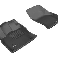 3D MAXpider 2015-2020 Audi A3/A3 Sportback E-Tron/RS3/S3 Kagu 1st Row Floormat - Black - Floor Mats