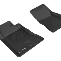 3D MAXpider 2015-2020 Ford Mustang Kagu 1st Row Floormat - Black - Floor Mats