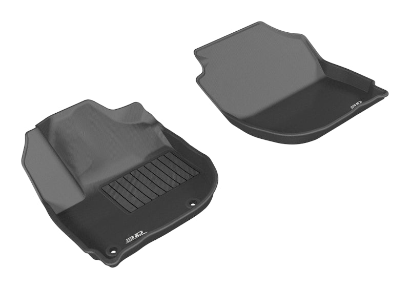 3D MAXpider 2015-2020 Honda Fit/Hr-V Kagu 1st Row Floormat - Black - Floor Mats