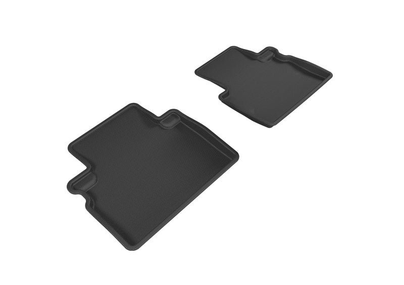 3D MAXpider 2016-2017 Infiniti QX50 Kagu 2nd Row Floormats - Black - Floor Mats