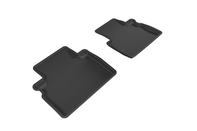 3D MAXpider 2016-2017 Infiniti QX50 Kagu 2nd Row Floormats - Black - Floor Mats