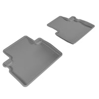 3D MAXpider 2016-2017 Infiniti QX50 Kagu 2nd Row Floormats - Gray - Floor Mats