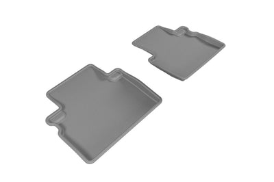 3D MAXpider 2016-2017 Infiniti QX50 Kagu 2nd Row Floormats - Gray - Floor Mats