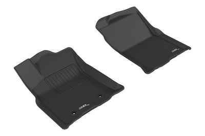 3D MAXpider 2016-2017 Toyota Tacoma Access Cab/Double Cab Kagu 1st Row Floormat - Black - Floor Mats