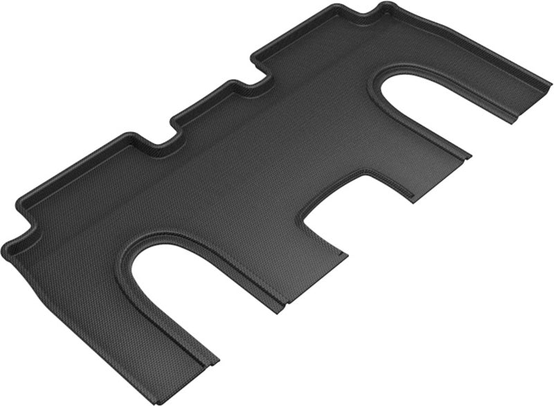 3D MAXpider 2016-2018 Tesla Model X 6-Seats w/ Console Kagu 2nd Row Floormats - Black - Floor Mats