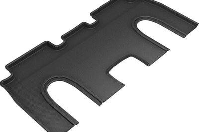 3D MAXpider 2016-2018 Tesla Model X 6-Seats w/ Console Kagu 2nd Row Floormats - Black - Floor Mats