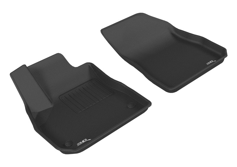 3D MAXpider 2016-2020 Chevrolet Malibu Kagu 1st Row Floormat - Black - Floor Mats