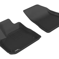 3D MAXpider 2016-2020 Chevrolet Malibu Kagu 1st Row Floormat - Black - Floor Mats