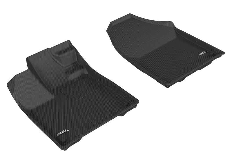 3D MAXpider 2016-2020 Honda Pilot/Passport Kagu 1st Row Floormat - Black - Floor Mats
