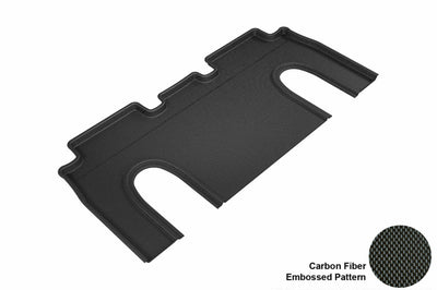 3D MAXpider 2016-2020 Tesla Model X 6-Seats Kagu 2nd Row Floormats - Black - Floor Mats