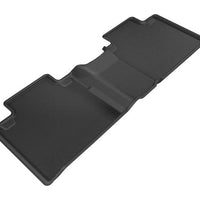 3D MAXpider 2016-2020 Toyota Tacoma Access Cab Kagu 2nd Row Floormats - Black - Floor Mats