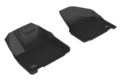 3D MAXpider 2017-2020 Chrysler Pacifica/Voyager Kagu 1st Row Floormat - Black - Floor Mats