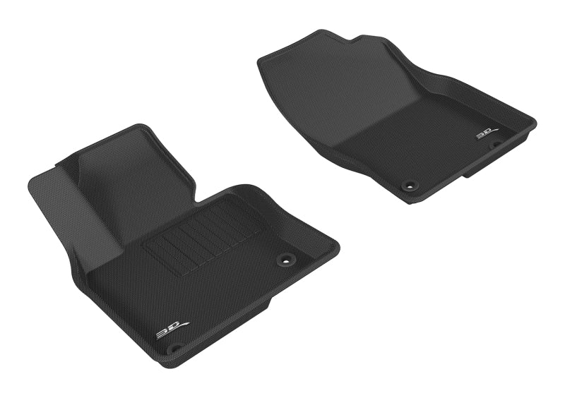 3D MAXpider 2017-2020 Mazda CX-5 Kagu 1st Row Floormat - Black - Floor Mats